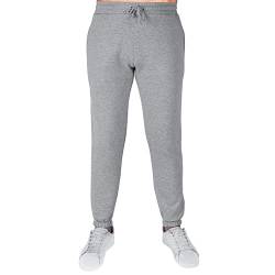 Sleepdown Herren Slim Leg Jogging Freizeithose Jogger Lässige Hose, Grau, XL von Sleepdown