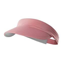 Sleeping forest Sonnenschild Visor Running Sport Schirmmütze Damen Fahrradhelm Visor Cap Herren Sonnenschutz Sonnenschild Damen Sommer Mädchen Tennis Cap Golf Visors Weiß Tennis Caps Jogging Rosa von Sleeping forest