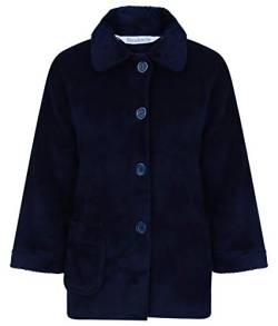 Slenderella Ladies Mini Waffle Bed Jacket BJ4300 Navy 3XL von Slenderella