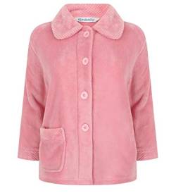 Slenderella Ladies Mini Waffle Bed Jacket BJ4300 Pink 3XL von Slenderella