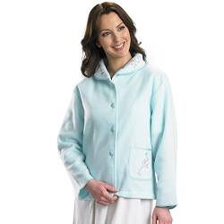 Slenderella Polar-Fleece-Bettjacke mit Knöpfen, mint, 16-18 von Slenderella