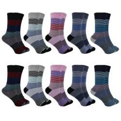 PREMIUM Socken 10er Pack Hochwertige Baumwolle Damen Socken Mädchen Freizeit Strümpfe ohne Gummidruck Art.80. 35-38 (808) von Sleques