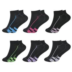 Sleques Damen Baumwolle Sneaker Socken 10er Pack Mädchen Sommer Füßlinge Optimale Passform Frauenstrümpfe A.S-5.. Gr. 35-42 (35-38, S-1077) von Sleques