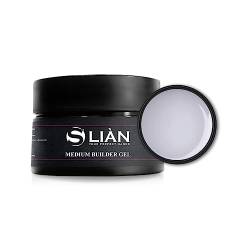 Slian Aufbaugel für Gelnägel Clear - Selbstmodellierendes Nagelgel UV Aufbaugel - Veganes Builder Gel für ein perfektes Nageldesign in Studio Qualität - Problemnagel UV Gel Aufbaugel Inhalt 15 ml von Sliàn