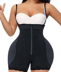 Sliot Damen Hüftpolster für Frauen Shapewear Bauchkontrolle, Schwarz, M von Sliot