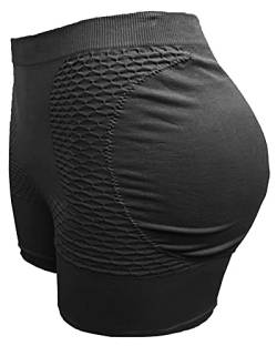 Sliot Hüftpolster Hüftverstärker gepolstert Höschen Butt Enhancer Unterwäsche Hip Dip Butt Pads für Frauen Polsterung Butt Lifter Shapewear, schwarz, Small-Medium von Sliot