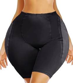 Sliot Hüftpolster für Frauen, Hip Dip Pads Fake Butt Gepolsterte Unterwäsche Hip Enhancer Shapewear Crossdressers Butt Lifter Pad Panties, schwarz, Small von Sliot