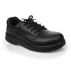 Slipbuster Footwear BB497-42 Basic Sicherheitsschuh mit Zehenkappe, SRC, Größe 42, schwarz von Slipbuster Footwear