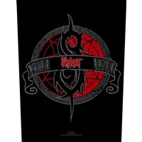 Slipknot Backpatch - Crest - schwarz/rot/grau  - Lizenziertes Merchandise! von Slipknot