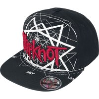 Slipknot Cap - Jumbo Star - schwarz  - Lizenziertes Merchandise! von Slipknot