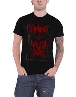 Slipknot Dead Effect band logo gray chapter offiziell Herren Nue Schwarz T Shirt von Slipknot