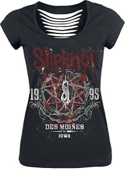 Slipknot Iowa Star Frauen T-Shirt schwarz XL 100% Baumwolle Band-Merch, Bands von Slipknot