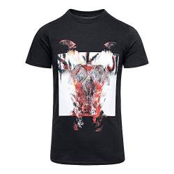 Slipknot Offizielles T-Shirt Metal Devil Single Cover Blur Logo Gr. X-Large, Schwarz von Slipknot