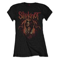 Slipknot Offizielles schwarzes Skinny Damen-T-Shirt Metall 'Evil Hexe' Gr. 38, Schwarz von Slipknot