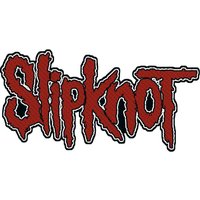 Slipknot Patch - Slipknot Logo - rot/schwarz  - Lizenziertes Merchandise! von Slipknot