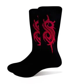 Slipknot Socken Tribal S Nue offiziell Herren Schwarz Ankle (UK SIZE 7-11) UK Size 7-11 von Slipknot