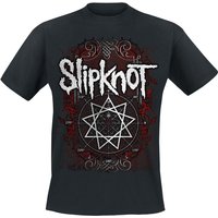 Slipknot T-Shirt - Framed Flourishes - S bis XXL - für Männer - Größe M - schwarz  - Lizenziertes Merchandise! von Slipknot