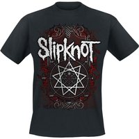 Slipknot T-Shirt - Framed Flourishes - S bis XXL - für Männer - Größe S - schwarz  - Lizenziertes Merchandise! von Slipknot