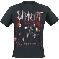 Slipknot T-Shirt - Group Photo - S bis XXL - für Männer - Größe M - schwarz  - Lizenziertes Merchandise! von Slipknot