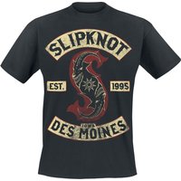 Slipknot T-Shirt - Iowa Des Moines - S bis 3XL - für Männer - Größe M - schwarz  - Lizenziertes Merchandise! von Slipknot