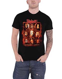 Slipknot T Shirt Rusty Face Band Logo offiziell Herren Schwarz XXL von Slipknot