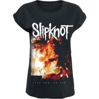 Slipknot T-Shirt - The End, So Far Cover - S bis 3XL - für Damen - Größe L - schwarz  - Lizenziertes Merchandise! von Slipknot