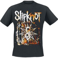 Slipknot T-Shirt - The End, So Far Splatter - S bis 3XL - für Männer - Größe S - schwarz  - Lizenziertes Merchandise! von Slipknot