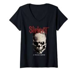 Slipknot Tribal Totenkopf auf der Rückseite T-Shirt mit V-Ausschnitt von Slipknot