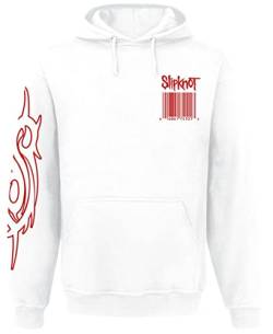 Slipknot Wait & Bleed Barcode Männer Kapuzenpullover weiß L von Slipknot