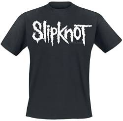 Slipknot White Logo Männer T-Shirt schwarz M 100% Baumwolle Band-Merch, Bands, Nachhaltigkeit von Slipknot