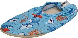Slipstop Freddy rutschfeste Kinder Schuhe mit LSF 50+ Schwimmen Wasserschuhe, Schuhgröße:M (27-29) von Slipstop