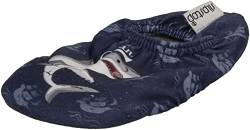 Slipstop Hausschuhe Badeschuhe ARES Hai dunkelblau, Größe:21/23 EU von Slipstop