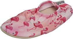 Slipstop - Hausschuhe Badeschuhe Kylie - Flamingos pink, Größe:21/23 EU von Slipstop