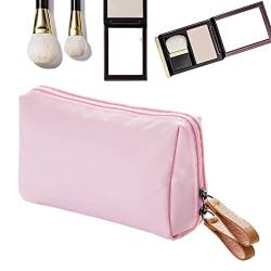 Sloane Kosmetiktasche | Kosmetiktasche aus Nylon, tragbare Make-up-Tasche - Make-up-Tasche Reise-Make-up-Tasche mit Reißverschluss Mini-Kosmetiktasche für unterwegs von Sloane