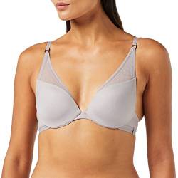 Sloggi Damen Push-Up BH S Symmetry WHU, Grau (Dust 3334), Gr. 80 von Sloggi