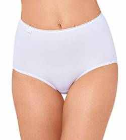 Sloggi Damen Sloggi 24/7 Microfibre H Maxi C3p Hohe Taille Höschen, 3er Pack, Weiß (Blanc), EU 48 von Sloggi