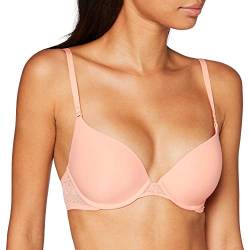 Sloggi Damen Zero Lace WHUM Push-Up BH, Orange (Coral 3586), (Herstellergröße: 80B) von Sloggi