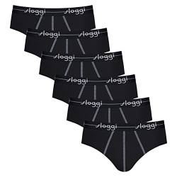 Sloggi Men - Start - Midi-Slip - 6er-Pack (6 Schwarz) von Sloggi