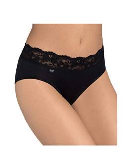 Sloggi Romance Midi 3er Pack Black 44 von Sloggi