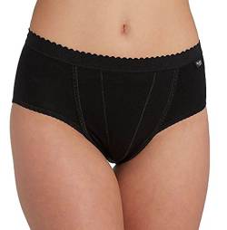 sloggi Damen Control Tai 2P Slip, Black, 40 von Sloggi