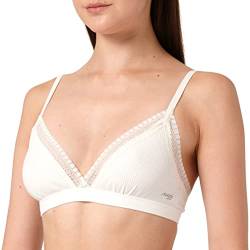 sloggi Damen GO Ribbed Bralette Bustier, Angora, S von Sloggi