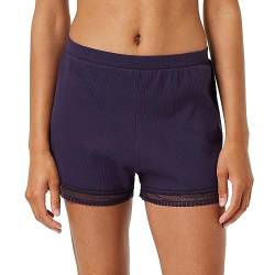 sloggi Damen GO Ribbed Short Pyjamaunterteil, Blueberry, M von Sloggi