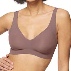 sloggi Damen ZERO Feel Bralette EX Bustier, Cacao, S von Sloggi