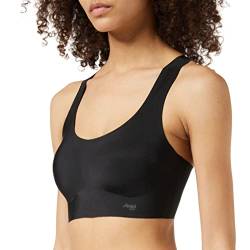 sloggi Damen ZERO Feel Racerback Top EX Bustier, Black, XS von Sloggi