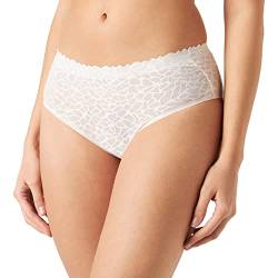 sloggi Damen Zero Feel Lace 2.0 High Waist Slip, Angora, S von Sloggi