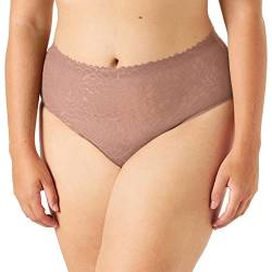 sloggi Damen Zero Feel Lace 2.0 High Waist Slip, Cacao, L von Sloggi