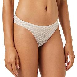 sloggi Damen Zero Lacy H Tiny Tanga, Naturel, L von Sloggi