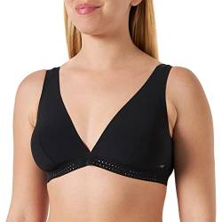 sloggi Shore Damen Arienzo Triangle Bikini Oberteil, Black, L von Sloggi