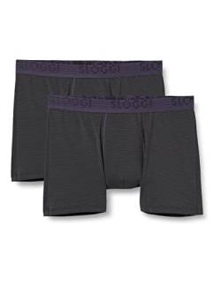 sloggi men Herren EVER Cool Short 2P Boxershorts, Black, S von Sloggi