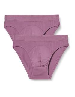 sloggi men Herren Ever Soft Brief 2P Midi, Grapeade, L (2er Pack) von Sloggi